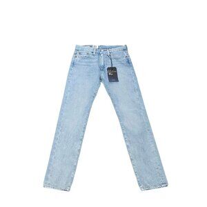 New Levis Premium 510 Skinny Jeans Mens 27x30 Light Wash Denim Stretch